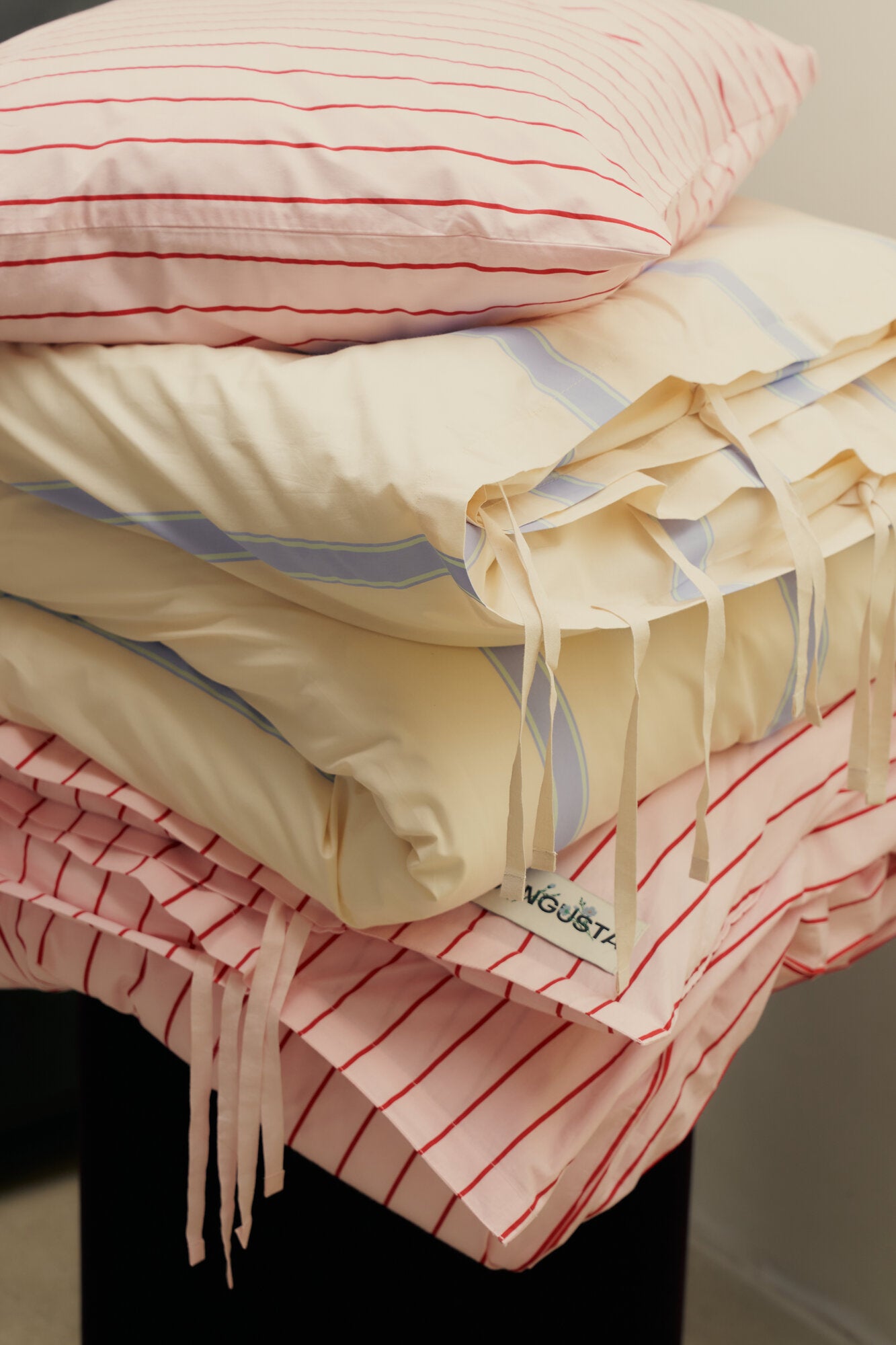 Percale sengesæt - Baby Pink & Ski Patrol